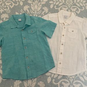 Old Navy 5T Summer Shirt Set - Blue & White